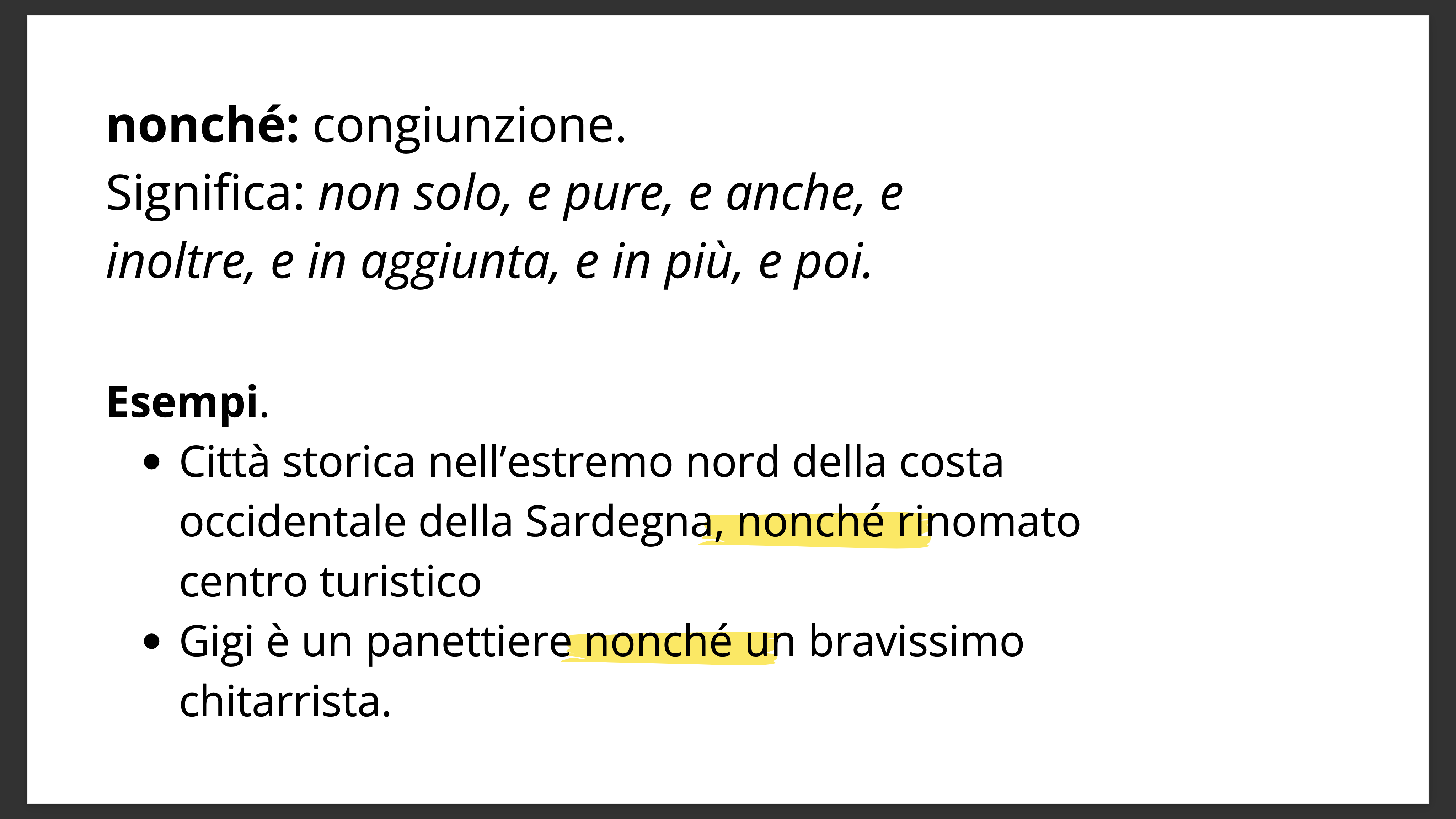 nonche alghero